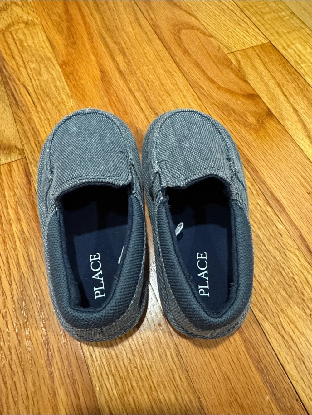Like new, Children’s Place, slip-ons, heathered-blue, size 9C